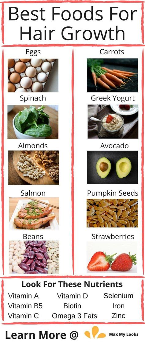 the 10 best foods for hair growth eat this for healthier hair max my looks