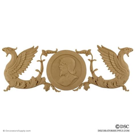 20 Collections Of Decorative Wood Appliques Includes Griffins