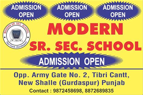 New Modern Sr Sec School Tibri Cantt New Shalle Gsp