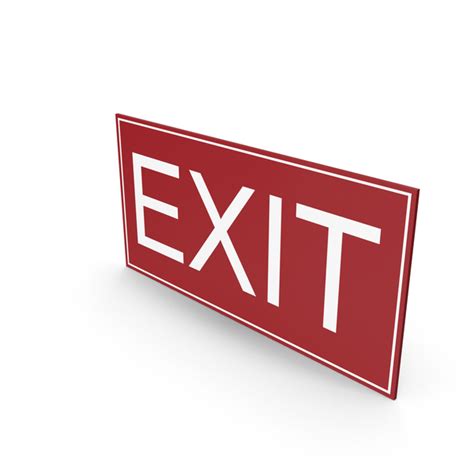 Exit Sign Transparent