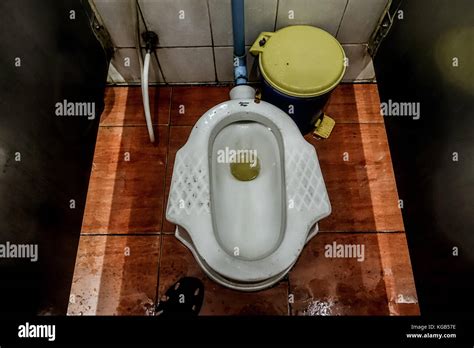 Bangkok Thailand Squat Toilet Stock Photo Alamy