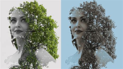 How To Create A Double Exposure Effect In Photoshop In Tamil With