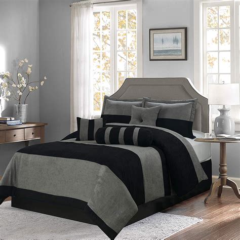 Soft Suede 7 Piece Winter Comforter Set Bedding Oversized