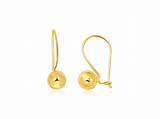 Check spelling or type a new query. High Polished Ball Drop Earrings in 14k Yellow Gold ...