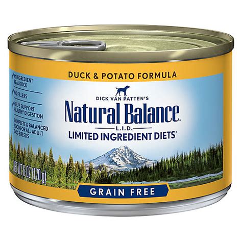 Koha limited ingredient duck pâté cat food incorporates fresh, quality ingredients from the beautiful country of new zealand. Natural Balance Limited Ingredient Diets Dog Food - Grain ...