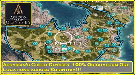 Assassin S Creed Odyssey Locations Of Orichalcum Ore In