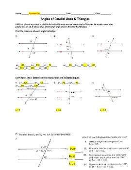 Gina Wilson Unit Geometry Parallel Lines And Transversals Geometry Curriculum All Things