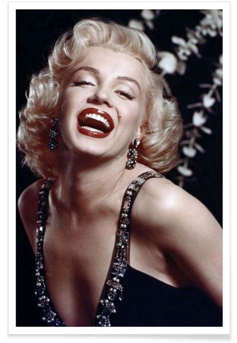Marilyn Monroe Laughing Poster Juniqe