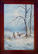 Children Playing in the Snow - John George Campbell