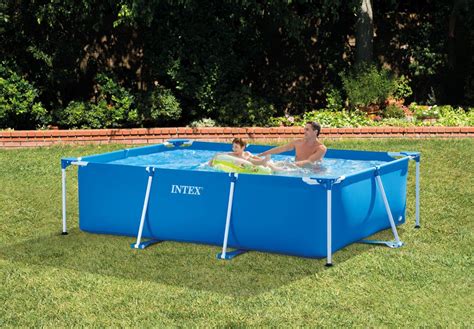 Intex 28272 Aufstellpool Gerahmter Pool Rechteckig Ebay