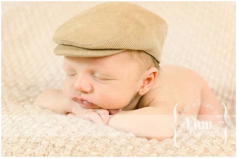 Newsboy Baby Flat Cap Newborn Infant Photo Prop Vintage Style News