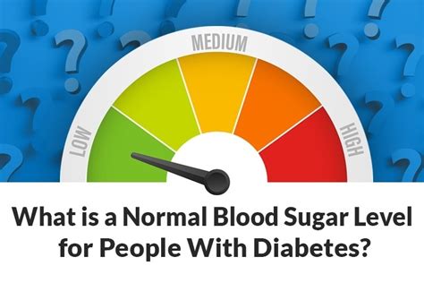 What Is A Normal Blood Sugar Level For People With Diabetes Home