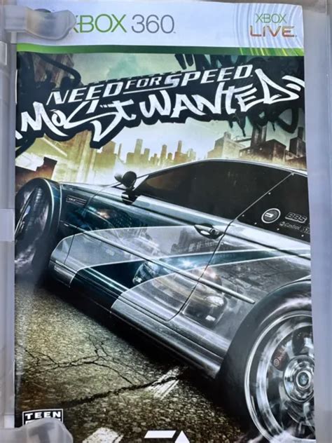 NEED FOR SPEED Most Wanted Microsoft Xbox Complete W Manual PicClick