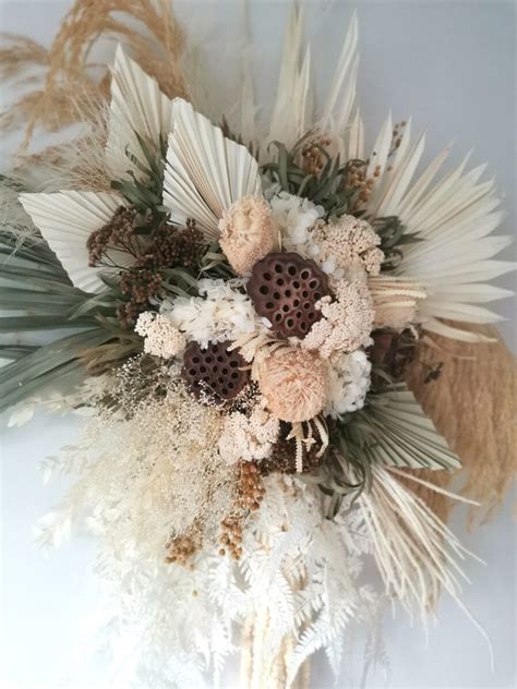 Luxe Dried Flower Wall Art Vidabela Terrariums And T Boxes