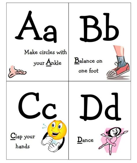 10 Sets Of Printable Alphabet Flashcards Preschool Circle Time