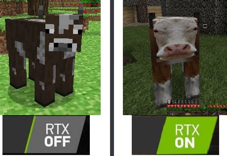 Minecraft Rtx Off Rtx On Know Your Meme