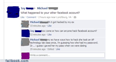 failbook ex girlfriend funny facebook fails failing on facebook cheezburger