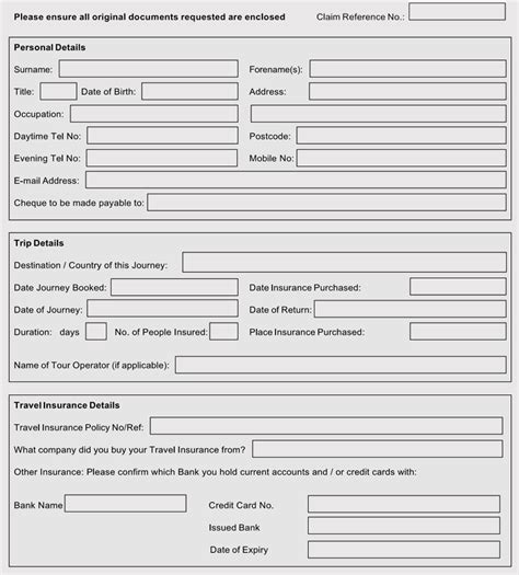 Blank Printable Doctor Note Form