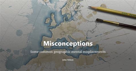 Mapoteca De Pzz On Twitter Rt Geoviews Misconceptions Some Common