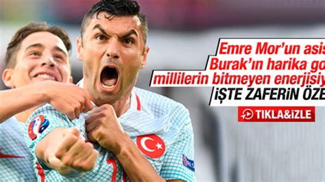 Türkiye Çek Cumhuriyeti maçının özet görüntüleri En Son Haber