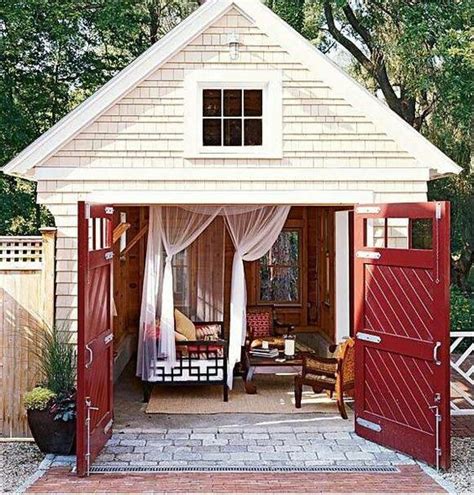 Custom garages or prefab garages: {Summer House} Garden Sheds & Backyard Retreats ...