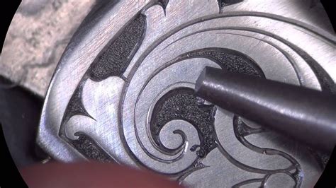 Engraving Scrollwork Start To Finish By Sam Alfano Youtube