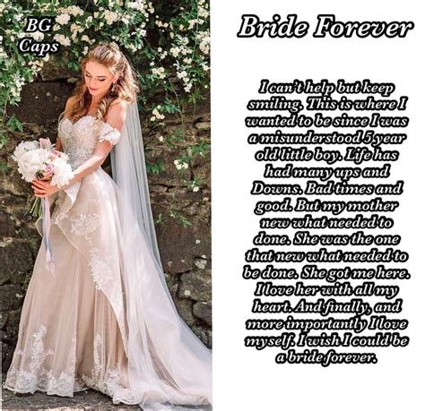 Forced Tg Captions Sissy Captions Bride Forever Cap Organizer