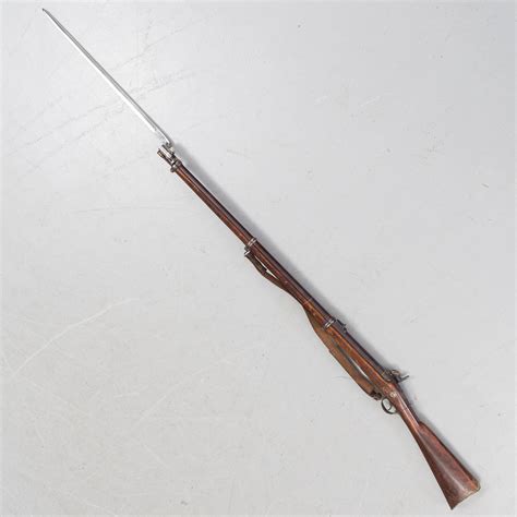 A Swedish 19h Century Percussion Rifle Made By Carl Gustaf Stads