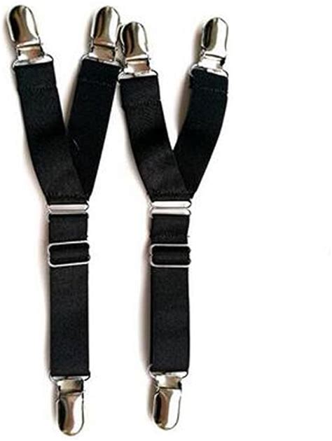 1 Pair Adjustable Elastic Y Style Stocking Clip Suspender Garter Belt