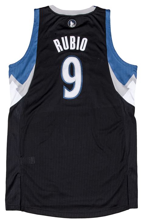 Lot Detail 2011 2012 Ricky Rubio Game Used And Photo Matched