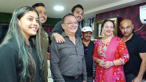 Recent Footage Of Actress Mandakini With Husband Dr Kagyur T Rinpoche