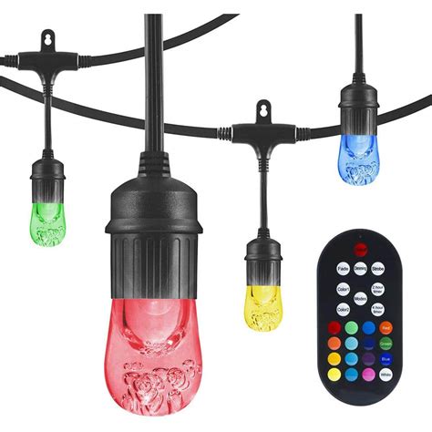 Enbrighten 12 Bulb 24 Ft Outdoorindoor Classic Color Changing Led