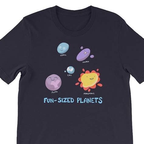 New Fun Sized Planets T Shirt Featuring Cute Versions Of Flickr