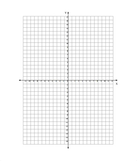 Printable Coordinate Grid Paper