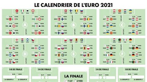 Joachim low's last tournament as germany coach means navigating one of the toughest. Euro 2021 : Télécharger le calendrier complet en pdf | CNEWS