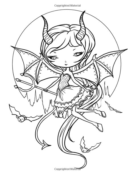 Faedorables Cute And Creepy Coloring Book Fantasy Coloring By Selina