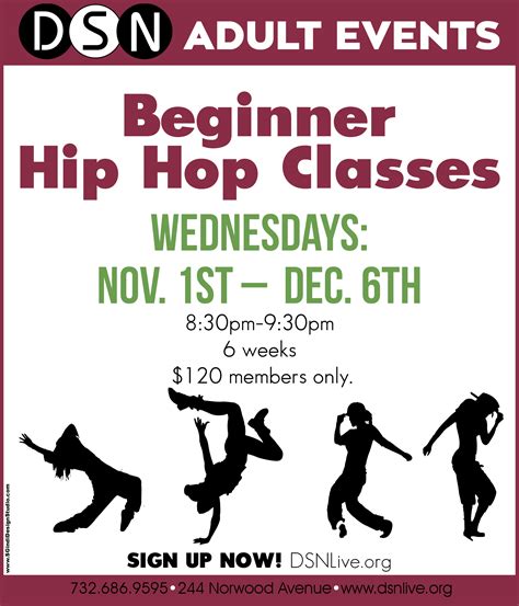 Dsn Adults Beginner Hip Hop Classes Dsn Community Center