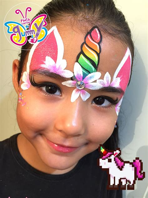 Unicorn Girl Face Painting Face Painting Unicorn Face Painting Designs
