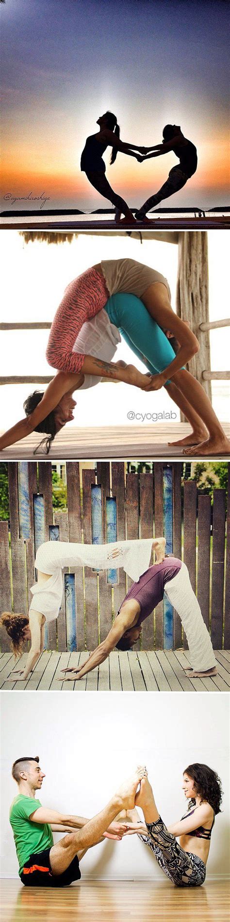 Easy couples yoga poses you've got to try with your partner. 58 best images about 2 person yoga poses on Pinterest ...