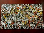 1968 SPRINGBOK Puzzle CONVERGENCE by JACKSON POLLOCK Complete in Box ...