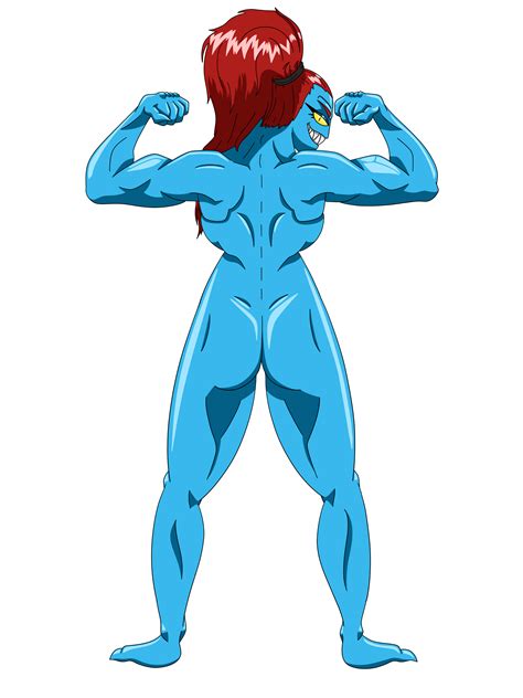 Rule 34 Ass Back Back Muscles Back View Biceps Blue Skin Completely