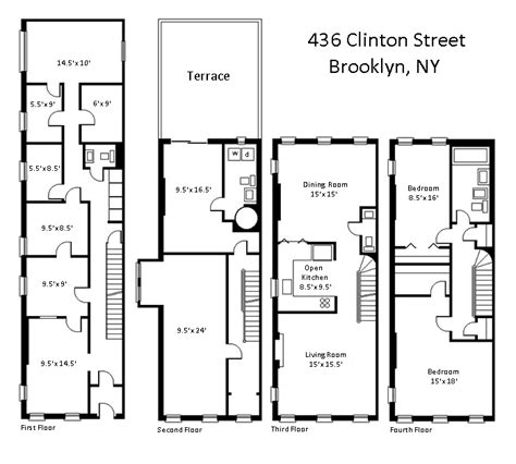 The term is also used in the united states to refer to a townhouse clad in this or any other aesthetically similar material. New York City Brownstone Floor Plans - Home Plans ...