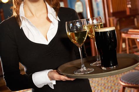 Tips On A New Waitress Carrying Drink Trays Career Trend