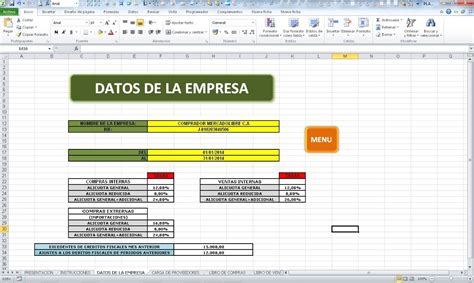 Plantilla En Excel Para Libros De Compra Y Venta Iva Bs 40000 En