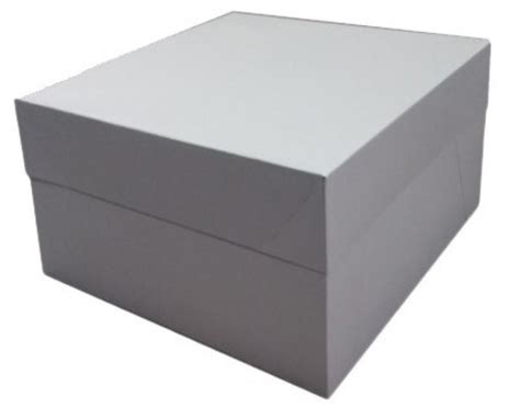 CAJA TARTA ALTA BLANCA 30 5 X 30 5 X 25 CM ALTURA