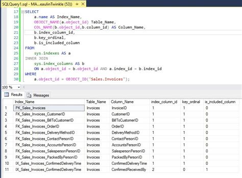 Find Indexes On A Table In SQL Server My Tec Bits