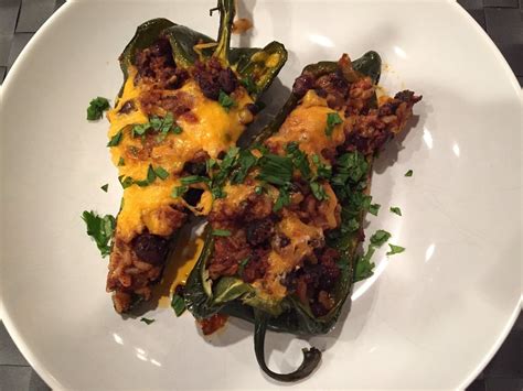 Chorizo Stuffed Poblano Peppers Idiots Kitchen