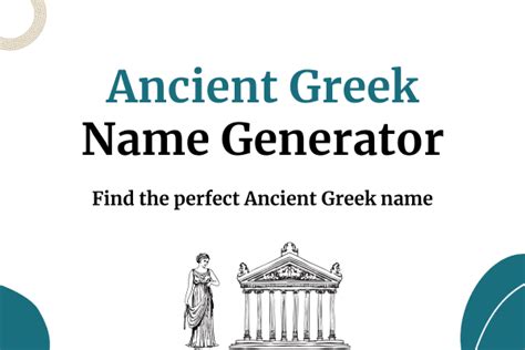 The Official Ancient Greek Name Generator Best Name Now