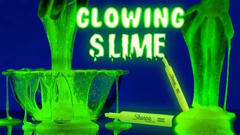 Diy Glow In The Dark Slime How To Make Glowing Slime With