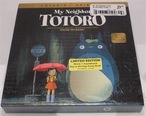 My Neighbor Totoro Limited 30th Anniversary Edition Blu Ray New